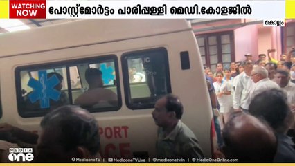 കൊല്ലം ഉളിയക്കോവിലിൽ കൊല്ലപ്പെട്ട ഫെബിന്റെ വീട്ടിൽ ഫോറെൻസിക്ക് സംഘം പരിശോധന നടത്തുന്നു