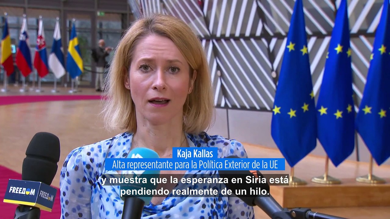 La UE aumenta la ayuda financiera a Siria, pero dice que "la esperanza pende de un hilo"