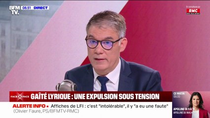 Évacuation de la Gaîté lyrique: “Le rôle de l’État est de faire en sorte que ces jeunes ne soient pas rejetés à la rue”, estime Olivier Faure (PS)