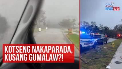 Kotseng nakaparada, kusang gumalaw?! | GMA Integrated Newsfeed