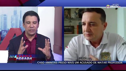 b'Caso Amintas: Preso mais um acusado de matar professor'
