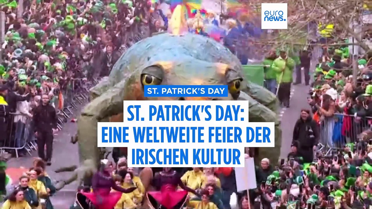 Feierlichkeiten zum St. Patrick's Day: Wie die Menschen weltweit feierten