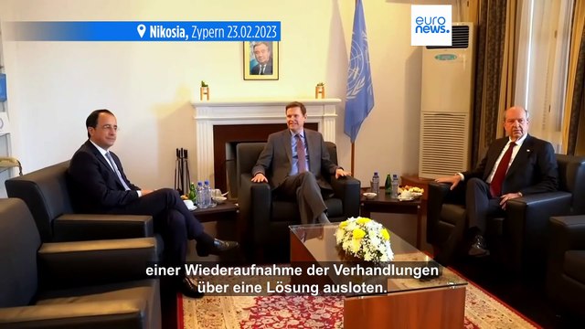 Zyperns Staats- und Regierungschefs treffen sich zu Friedensgesprächen