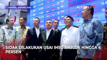 IHSG Anjlok, Dasco Sidak BEI hingga Pastikan Status Sri Mulyani di Kabinet