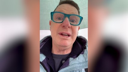 Jorge Cadaval imita el acento gallego en referencia a la  lluvia de estos días