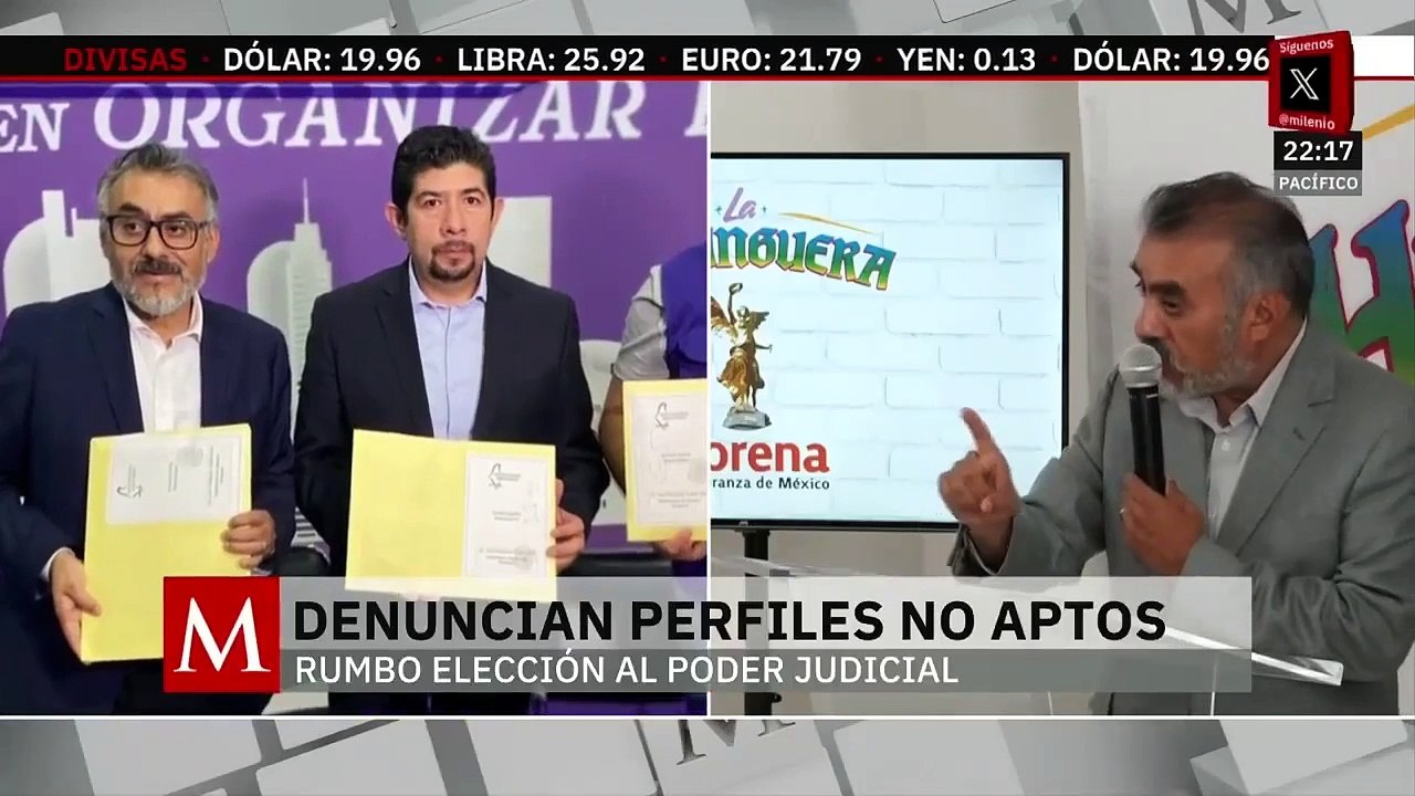 Morena denuncia perfiles no calificados para la elección judicial