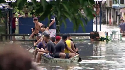 b'Conjunto Promorar fica completamente alagado '