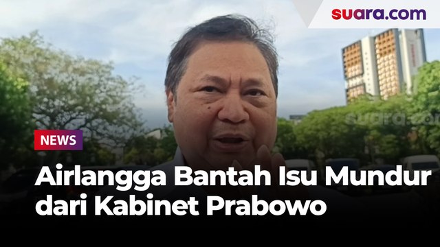 Airlangga Tepis Isu Mundur dari Kabinet Prabowo: Saya Tetap Kerja!