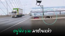 หนุ่มใจดีช่วยแมวบนสะพานภูมิพล เพราะถ้าปล่อยไว้อย่างนั้นยังไงก็ไม่รอดแน่ ๆ