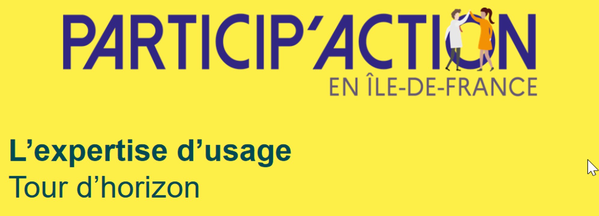 Webinaire Particip'Action - Expertise d'usage