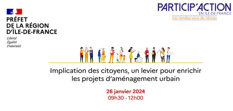 Webinaire Particip'Action - Participation et aménagement urbain