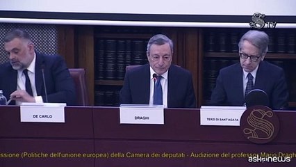 Draghi: l'Europa oggi ? pi? sola, si chiede chi ne difender? confini