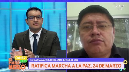 SCZ GREMIALES RATIFICAN MARCHA A LA PAZ EL 24 DE MARZO