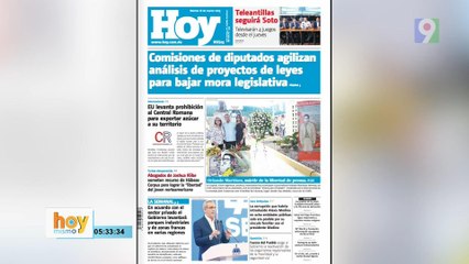 Titulares prensa dominicana martes 18 de marzo  2025 | Hoy Mismo