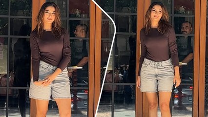 Dabangg 3 Girl Saiee Manjrekar's Bomber-Brown Look For Her Gigi Day Out!