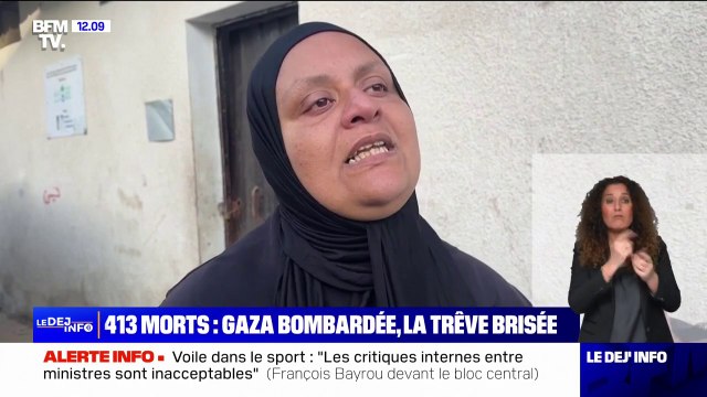 Gaza: “Rien de ce qui avait été convenu n’a été respecté”, déplore une Palestinienne qui a perdu sa mère lors des frappes israéliennes