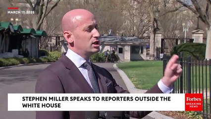 Stephen Miller Asked: 'Should Other Americans Be Concerned They'll Be Deported Without Due Process?'