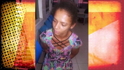 b'Mulher presa acusada de arrombamento '