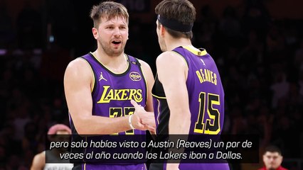 Doncic se quita el sombrero ante Austin Reaves: "Jugar a su lado es asombroso"