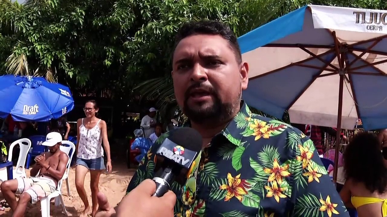 b'Prefeitura de Belm destri ponte do projeto Praia Acessvel na Ilha de Mosqueiro'