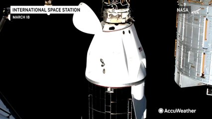 Astronauts head home after unplanned nine months