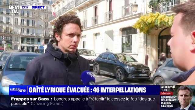 Je ne peux pas me satisfaire du fait qu'il est vraisemblable que la plupart des jeunes dorment à la rue ce soir , confie le porte-parole de la Gaîté lyrique