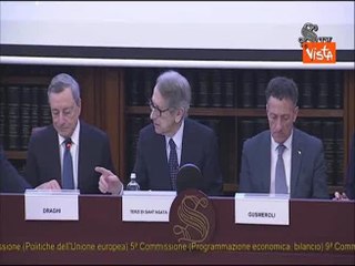 Draghi: "Emozione ritornare per la prima volta in Parlamento dopo fine del mio mandato"