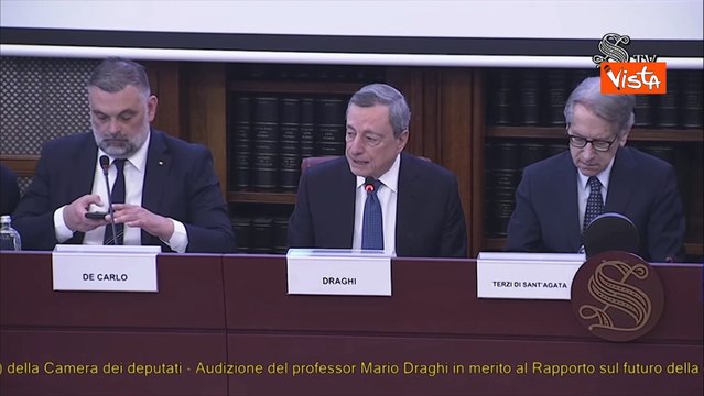 Draghi: Difesa comune Ue passaggio obbligato, nostra sicurezza messa in dubbio da svolta Trump