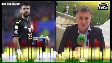 ¿Qué pasó entre Unai Simón y Fernando Burgos? Un episodio en la Eurocopa 2024