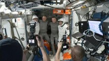 Auf ISS gestrandete US-Astronauten auf dem Rückweg zur Erde