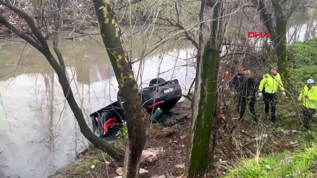 Kocaeli'de otomobil dereye düştü: 1 ölü