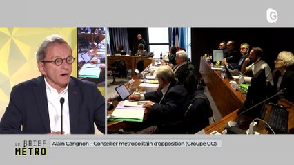 LE BRIEF METRO  - Alain Carignon – Conseiller métropolitain d'opposition (Groupe GO)