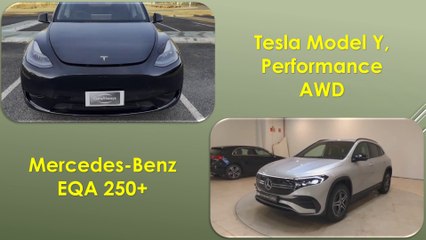 2025 Tesla Model Y, Performance AWD VS Mercedes-Benz EQA 250+