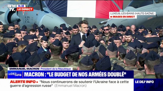 L'armée de l'Air et de l'Espace bénéficiera de davantage de commandes de Rafale , annonce Emmanuel Macron