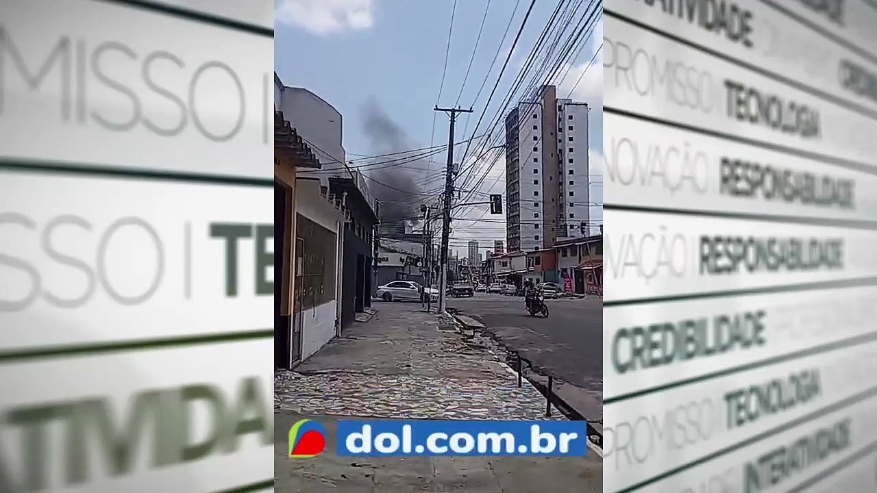 b'Incaandio no bairro do Umarizal.'