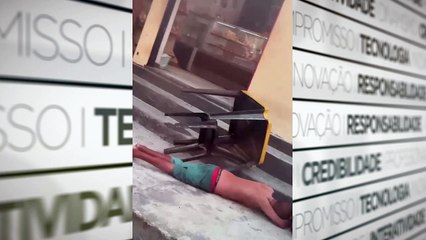 b'Bombeiros salvam homem de ataque de abelhas em Bela9m'