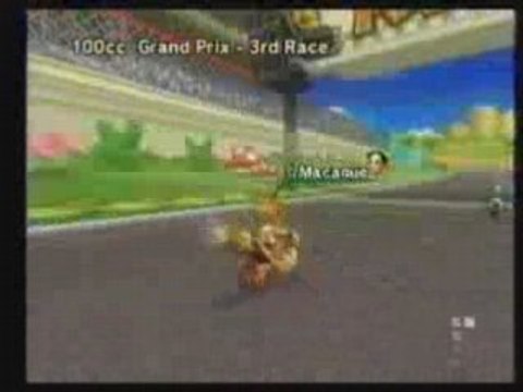 Mario Kart Wii wi-fi match: 100cc Grand Prix