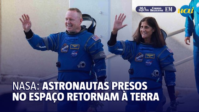 Astronautas que ficaram 9 meses presos no espaço iniciam retorno à terra