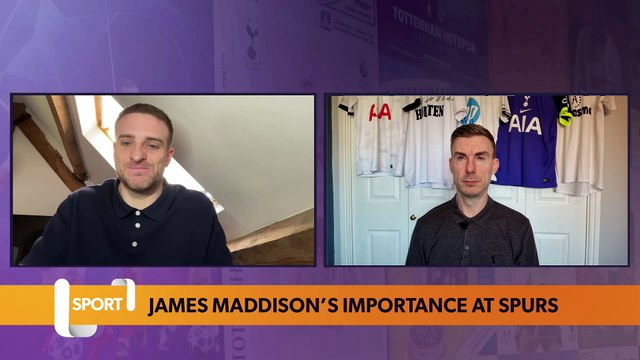 James Maddison’s continued importance in the Spurs team