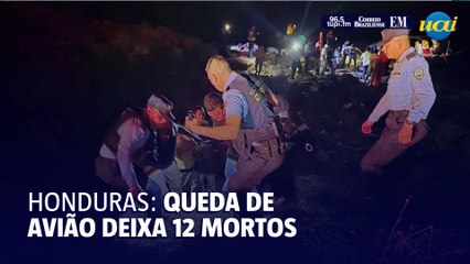 Avião cai em Honduras e deixa 12 mortos