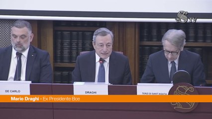Draghi "Nel solo 2024 500 mld di euro di risparmio andati via da Ue"