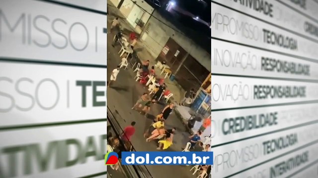 b'Bebedeira termina em \xe2\x80\x98pa9 de p0rrada\xe2\x80\x99 generalizada no bairro Flores em Manaus'