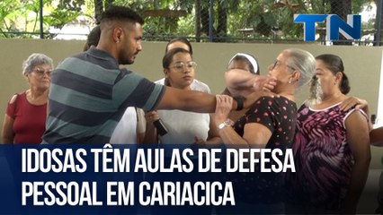 Idosas têm aulas de defesa pessoal em Cariacica