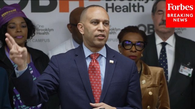 Hakeem Jeffries Holds 'Medicaid Day Of Action' Press Conference