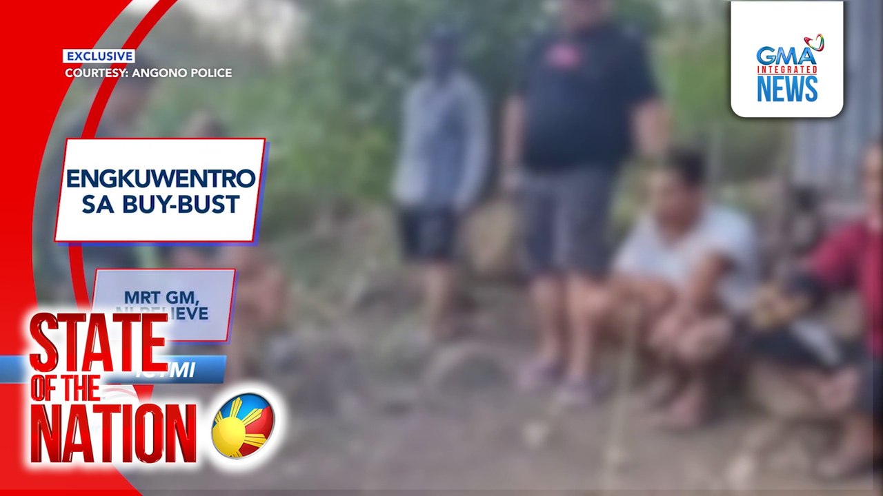 In Case You Missed It - Buy-bust at pagtugis ng mga pulis sa umano'y lider ng grupong nagbabagsak ng droga sa Angono, Rizal, nauwi sa barilan! | SONA