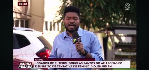 b'Jogador campeo da Sa9rie C agride mulher em Bela9m'