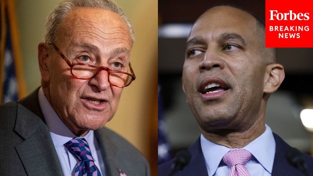 Hakeem Jeffries Asked Point Blank If He Supports Chuck Schumer's Leadership Role