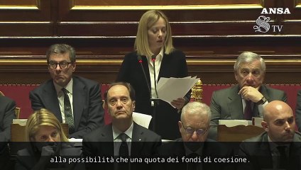 Meloni: "Rearm Europe e' un nome fuorviante, difesa non e' solo acquisto di armi"