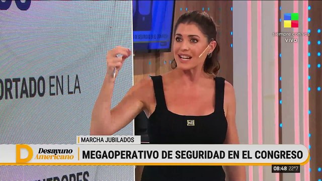 Mega operativo de seguridad en el Congreso por la nueva marcha de jubilados