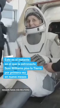 Llegan sanos y salvos los astronautas que estuvieron 'atrapados' en la ISS nueve meses